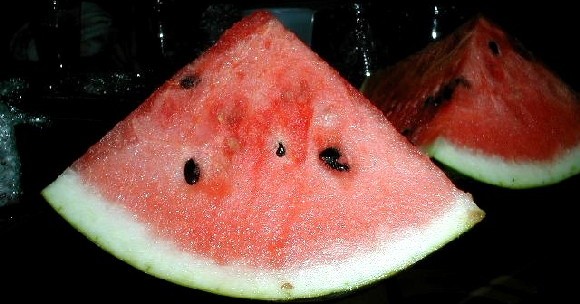 おいしそうなスイカ
