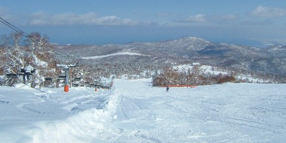 札幌国際スキー場ほぼ山頂